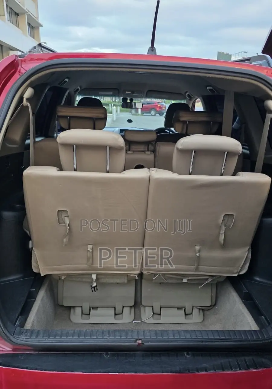 Toyota Vanguard 2009 Red