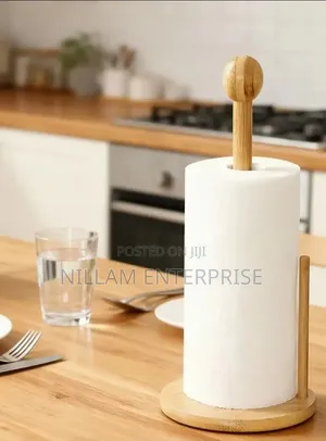 Bamboo Wood Tissue Holder*