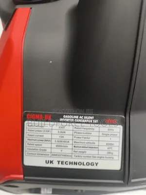 4000 I Cigma Uk Silent Inverter Gasoline Generator