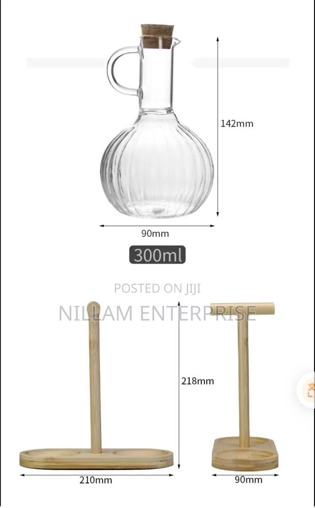 Glass Oil Pot Set - thumbnail 4