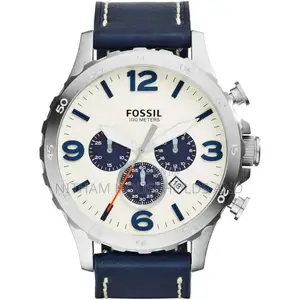 Fossil Jr1480 Nate Chronograph Navy Watch for Men