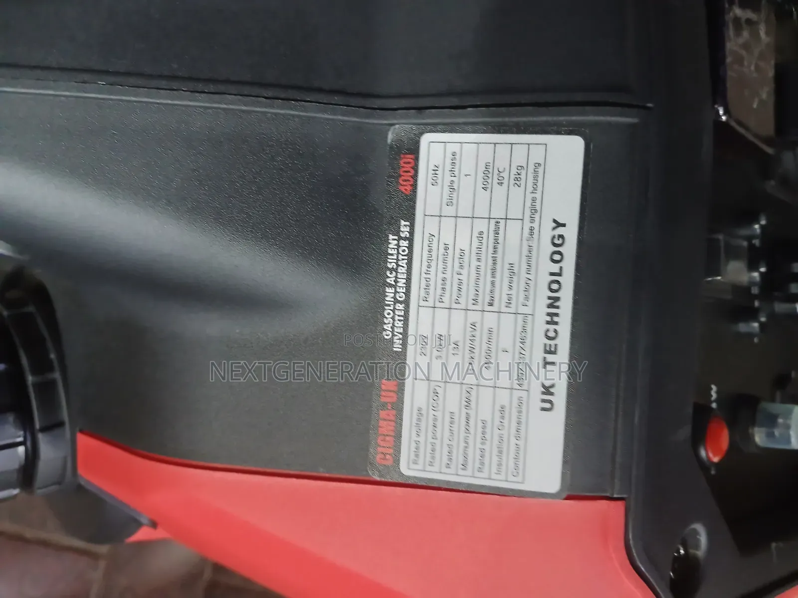 Cigma Uk 4000i Silent Generator