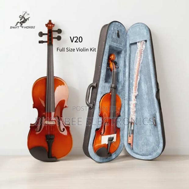 Musical Instruments Violin Kit Glossy Full Size - thumbnail 5