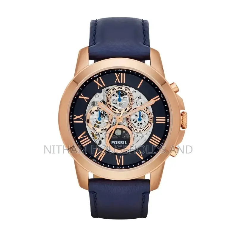 Fossil Me3029 Grant Automatic Navy Watch for Men