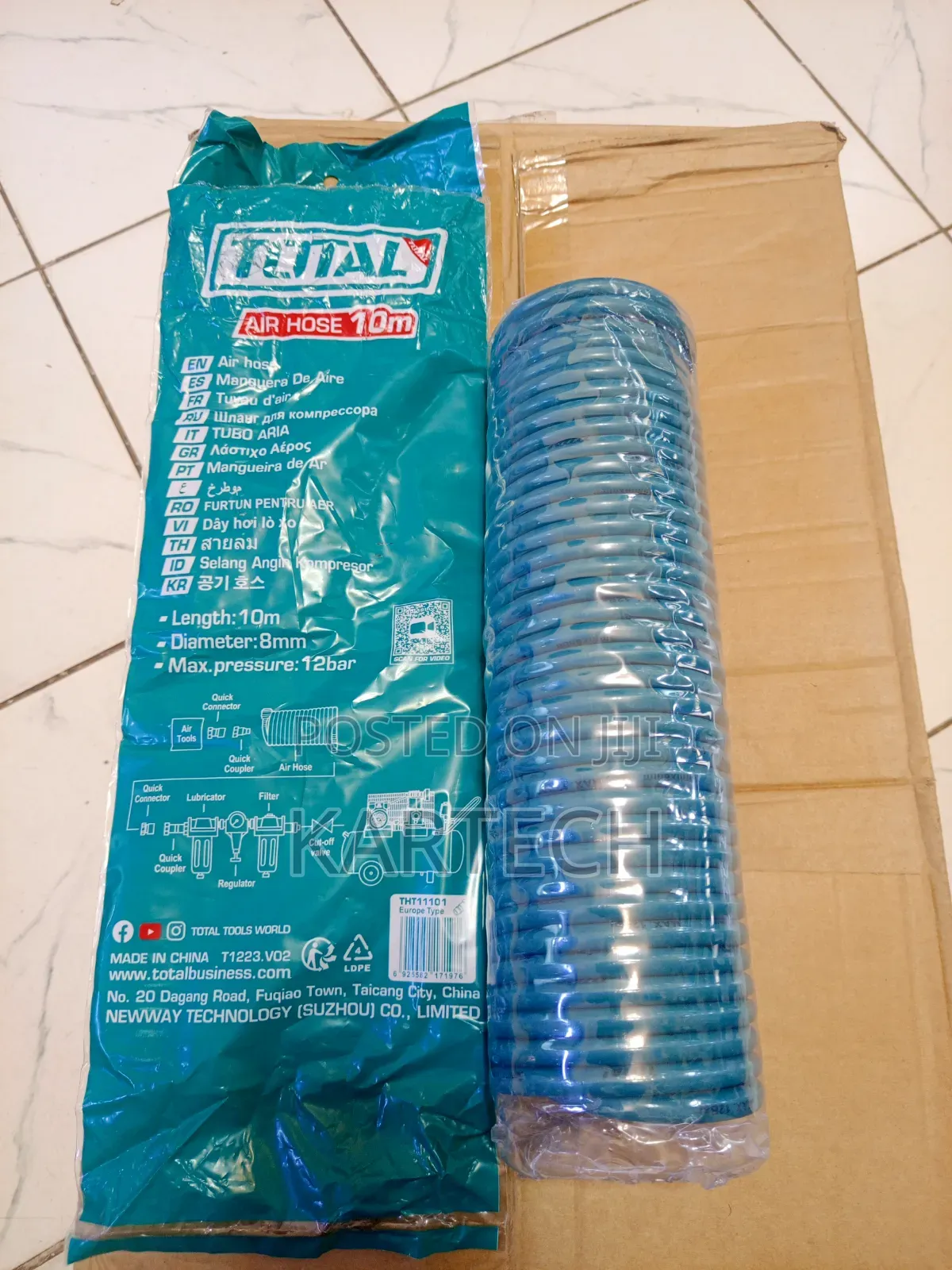Total 10m Pneumatic Air Hose