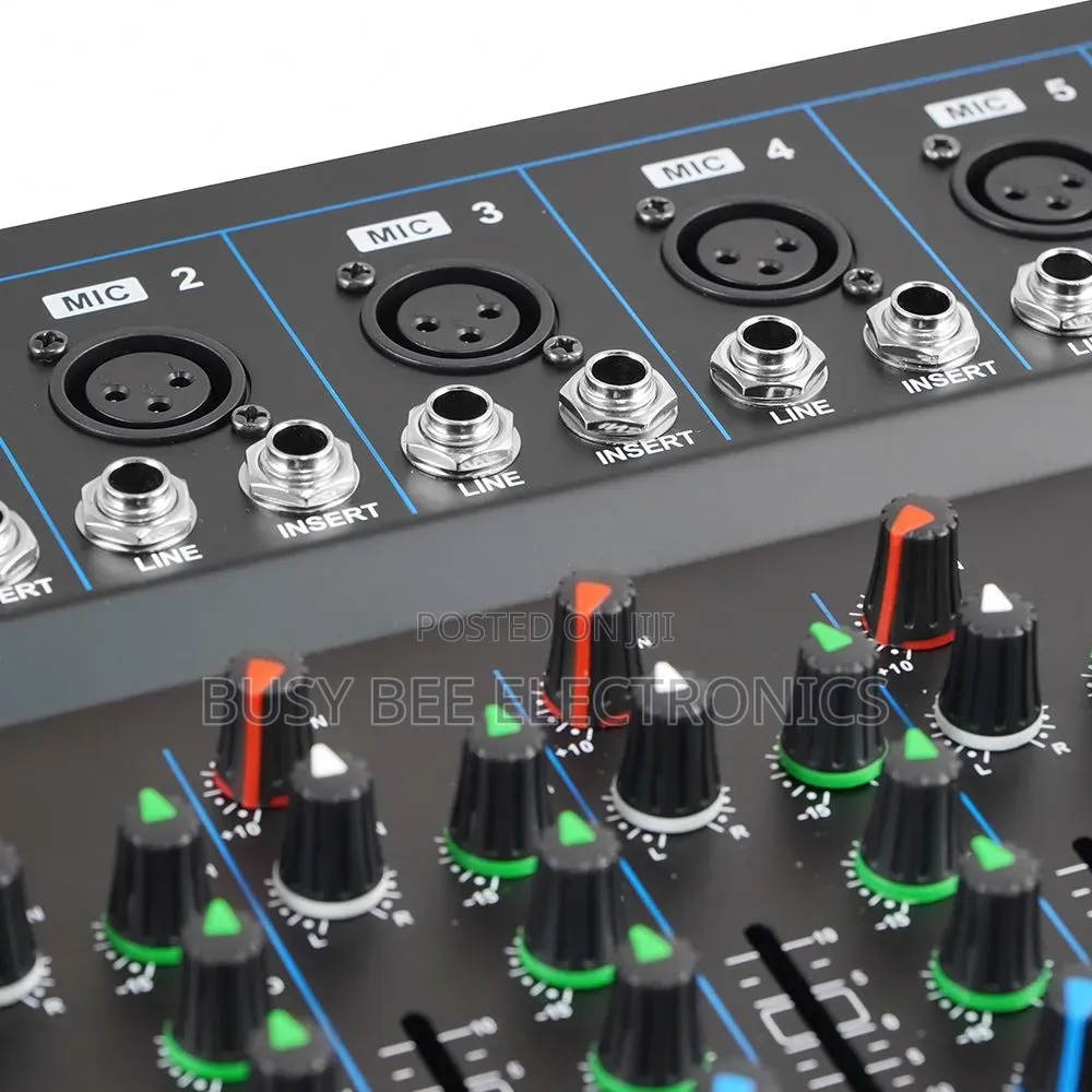 F7 7-Channel Audio Mixer Console