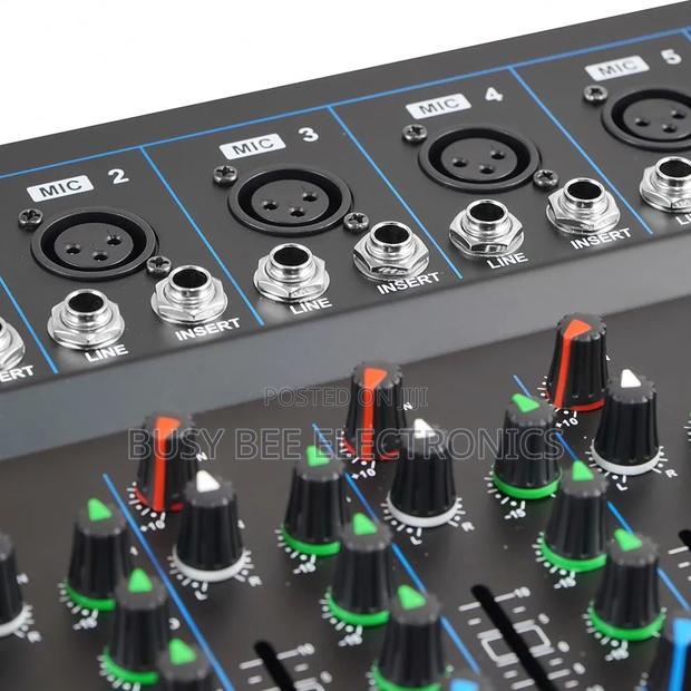 F7 7-Channel Audio Mixer Console - thumbnail 4