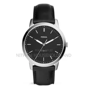 Fossil Fs5398 Slim Mode Leather Watch for Men
