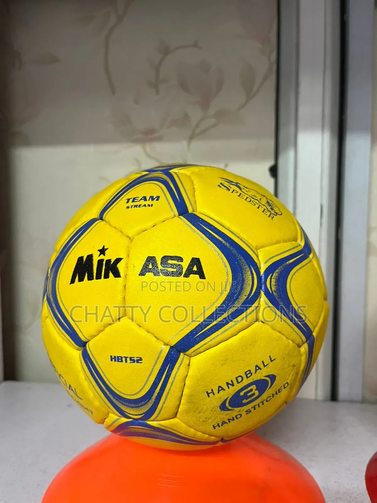 Yellow Top Quality Mikasa Handball 
Size 3