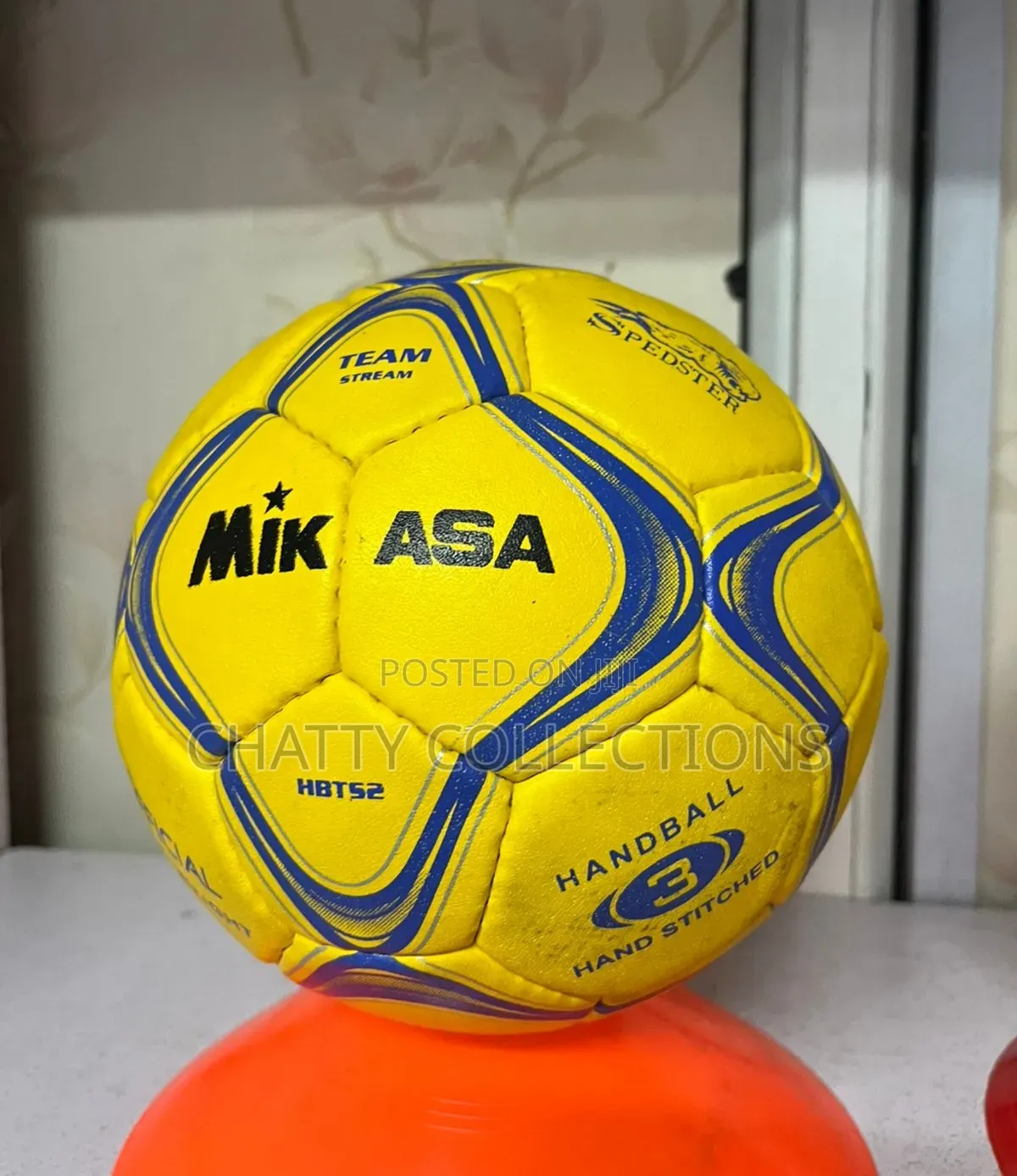 Yellow Top Quality Mikasa Handball 
Size 3