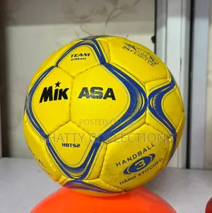 Yellow Top Quality Mikasa Handball 
Size 3
