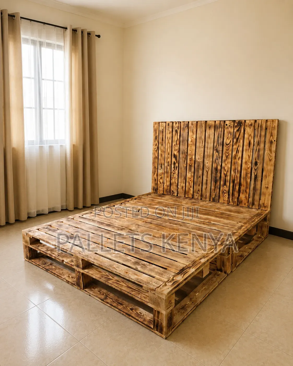 5×6 Pallet Bed With Headboard - 5 by 6 Modern Pallet Bed Frame