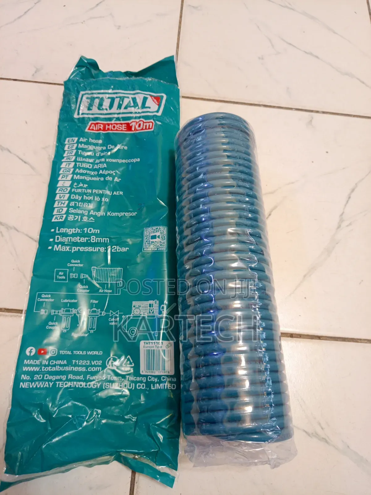 Total Air Hose Tht11101 Heavy-Duty Air Compressor Hose