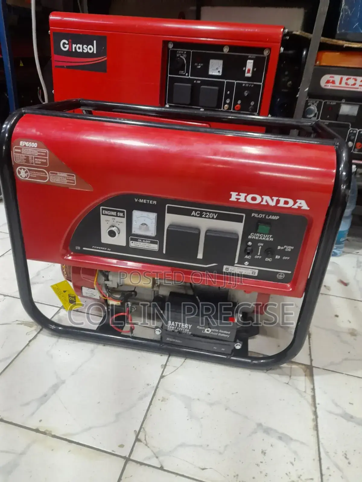 Honda Electric Start 6.5kva Gasoline Generator