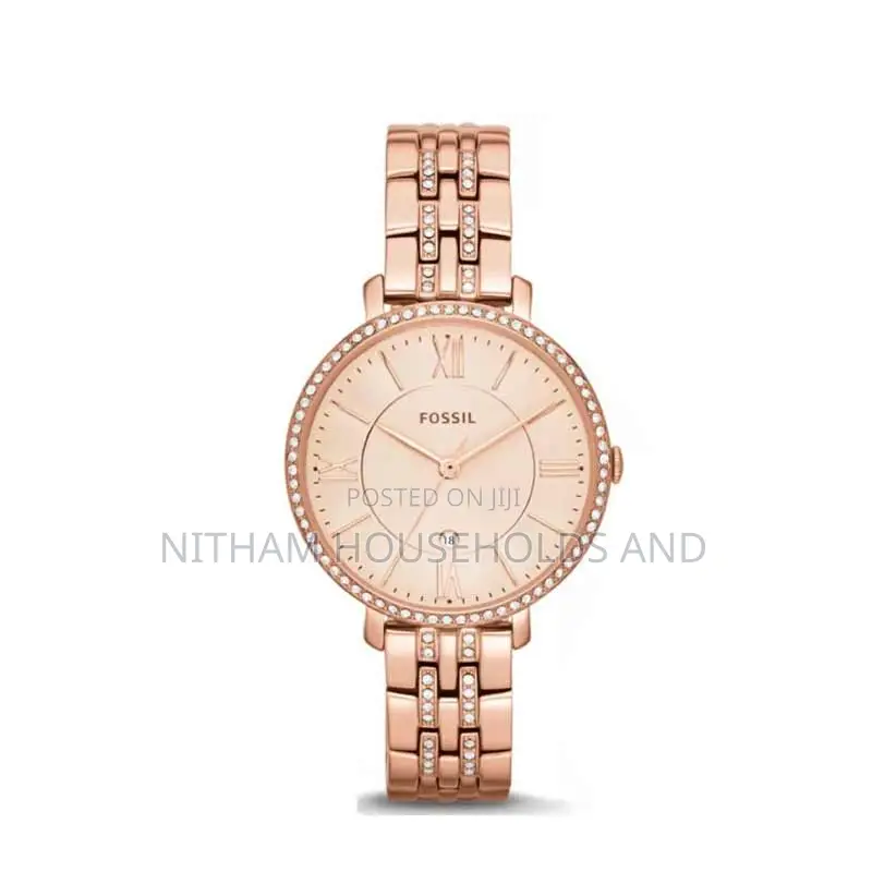 Fossil Es3546 Jacqueline Rose Tone Stainless Steel Watch for Women