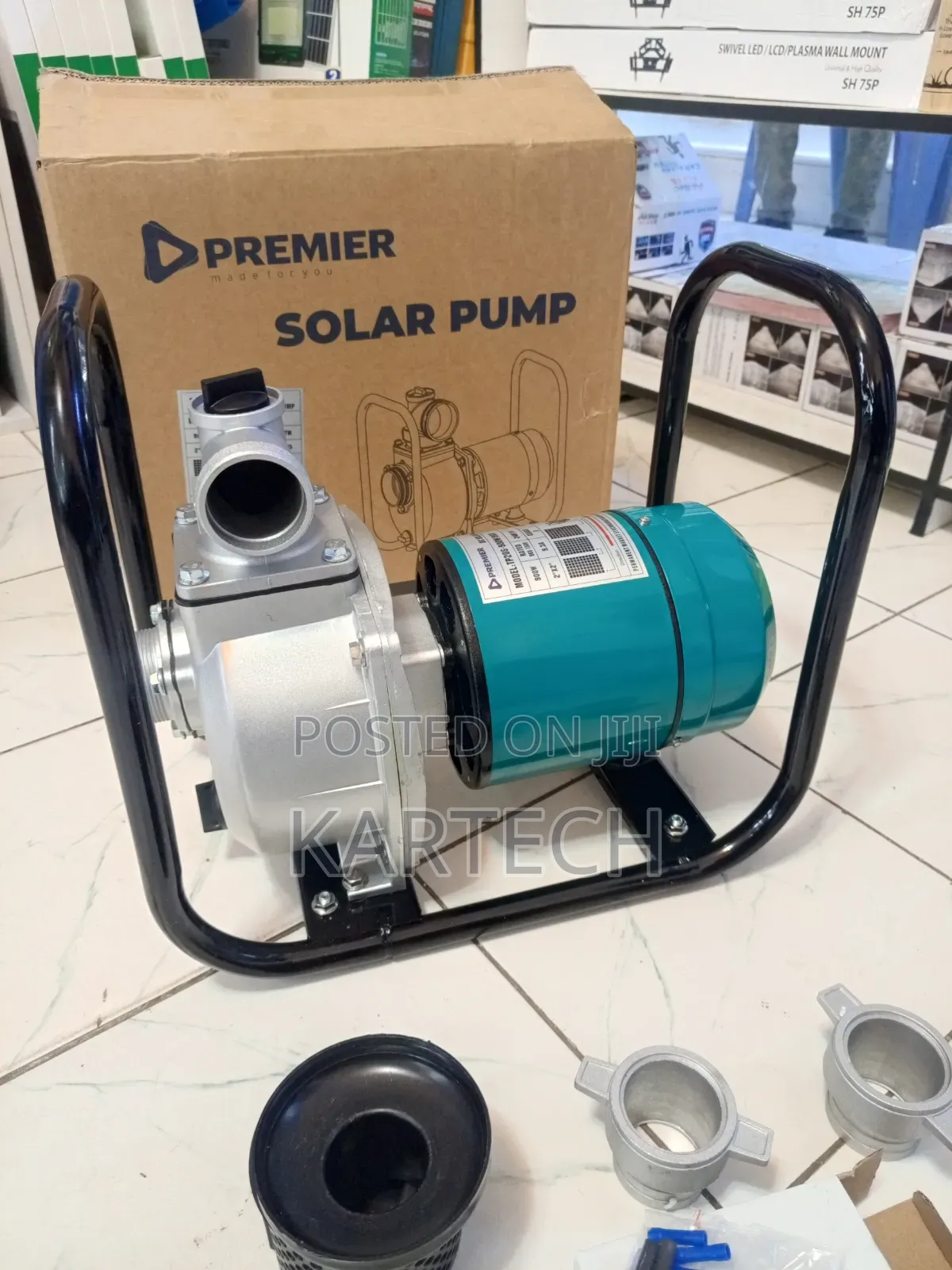 Premier Tp30s 900w 96v-150v Dc Surface Solar Pump 3" Outlet, 14m Head