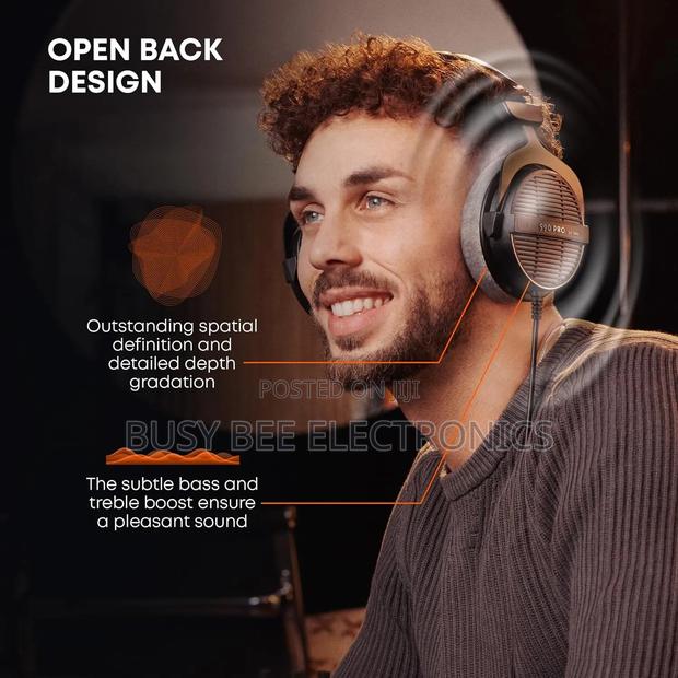 Professional Dt 990 Pro Studio Monitor Headphones - thumbnail 3