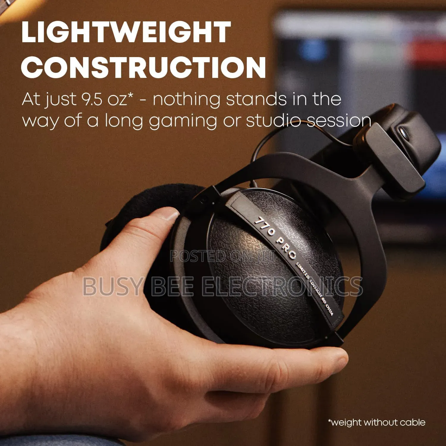 770 Pro Hifi Professional Studio Monitoring Headphones Closed-Back