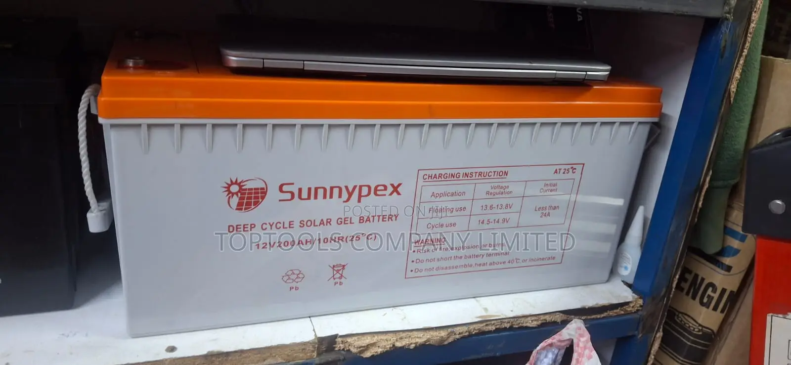 Sunnypex Deep Cycle Solar Battery 200ah 12v