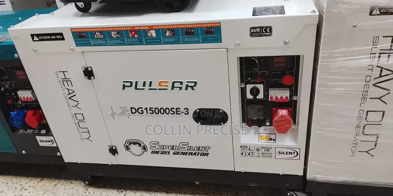 Pulsar 15kva Silent Diesel Generator (3 Phase ) With Ats