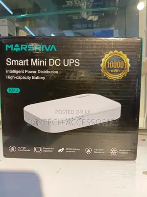 This Marsriva Kp2 Smart Mini Dc Ups Features a 10,000mah Capacity