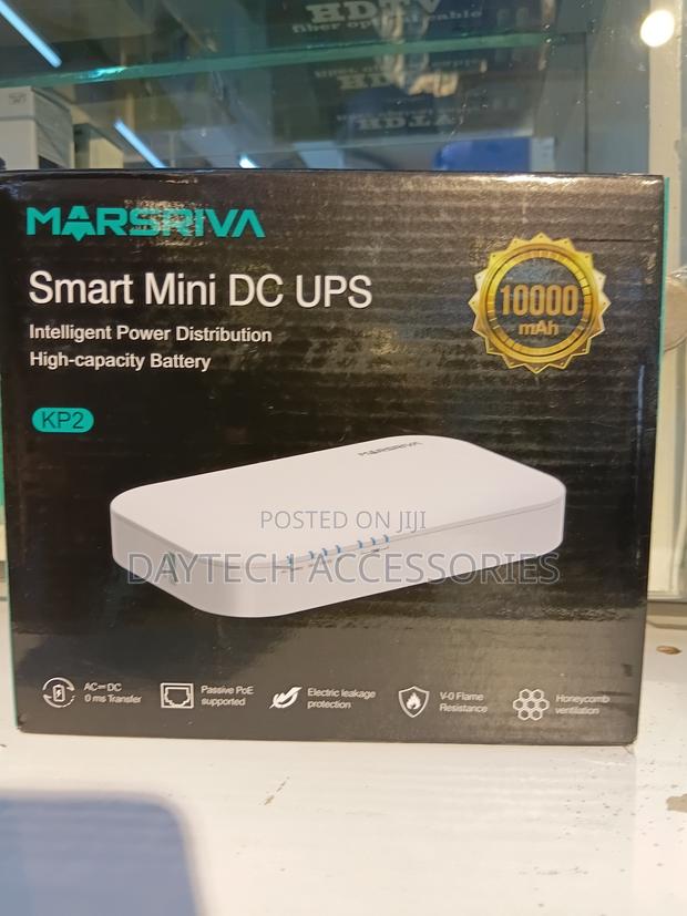 This Marsriva Kp2 Smart Mini Dc Ups Features a 10,000mah Capacity