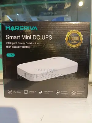 This Marsriva Kp2 Smart Mini Dc Ups Features a 10,000mah Capacity