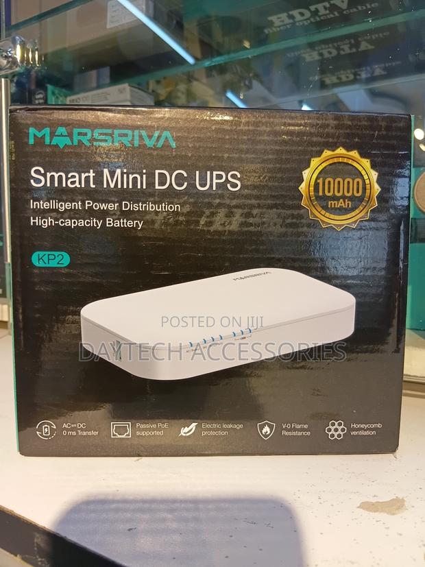 This Marsriva Kp2 Smart Mini Dc Ups Features a 10,000mah Capacity - thumbnail 3
