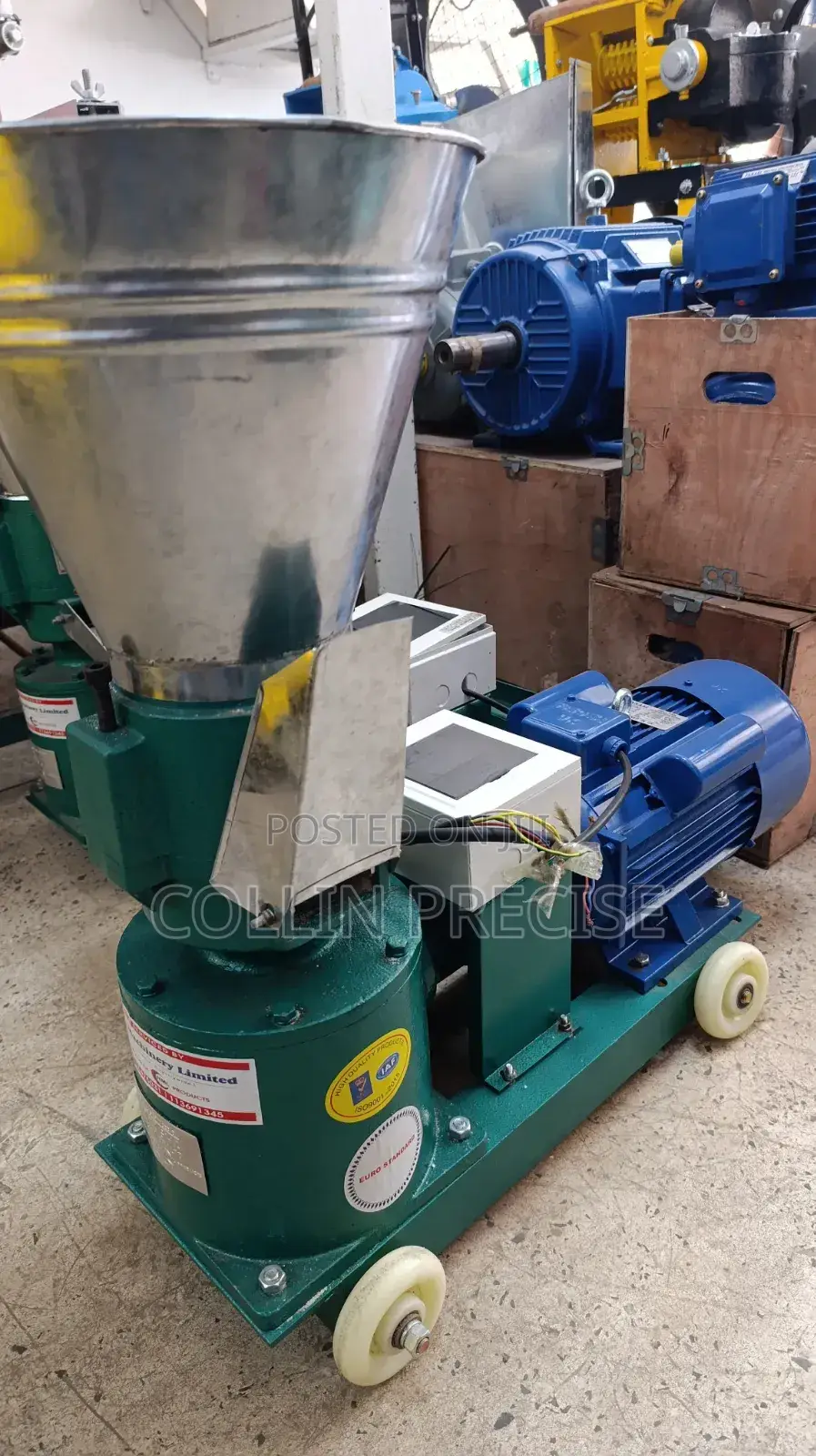 100kgs Pellet Mill Machine With 3hp Motor