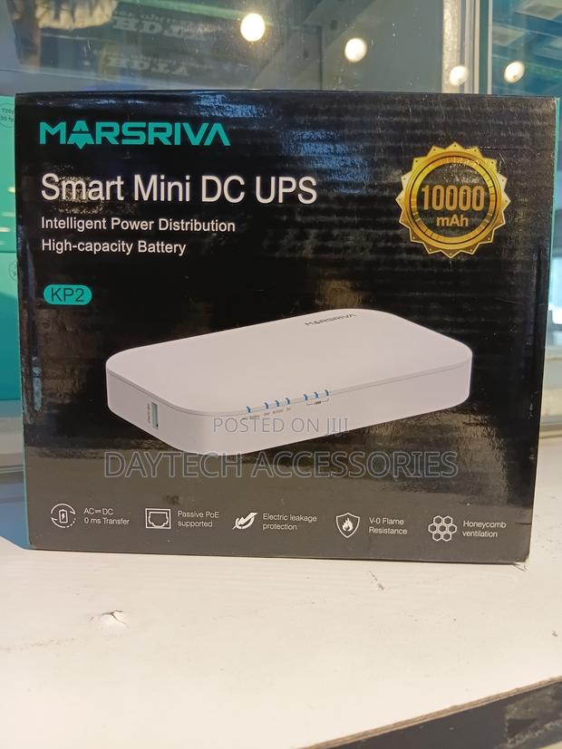Marsriva Smart Mini Dc Ups 10000mah for Routers and Small Devices - thumbnail 2