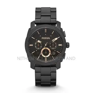 Fossil Fs4682 Machine Chronograph Stainless Steel Watch for Men