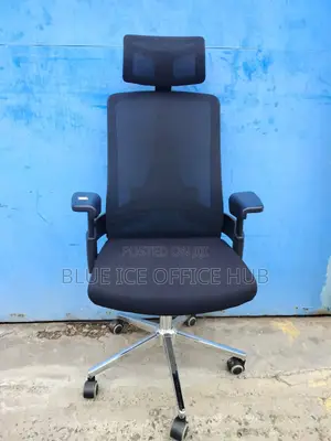 Premium Executive Chair With Headrest and Plastic Hand