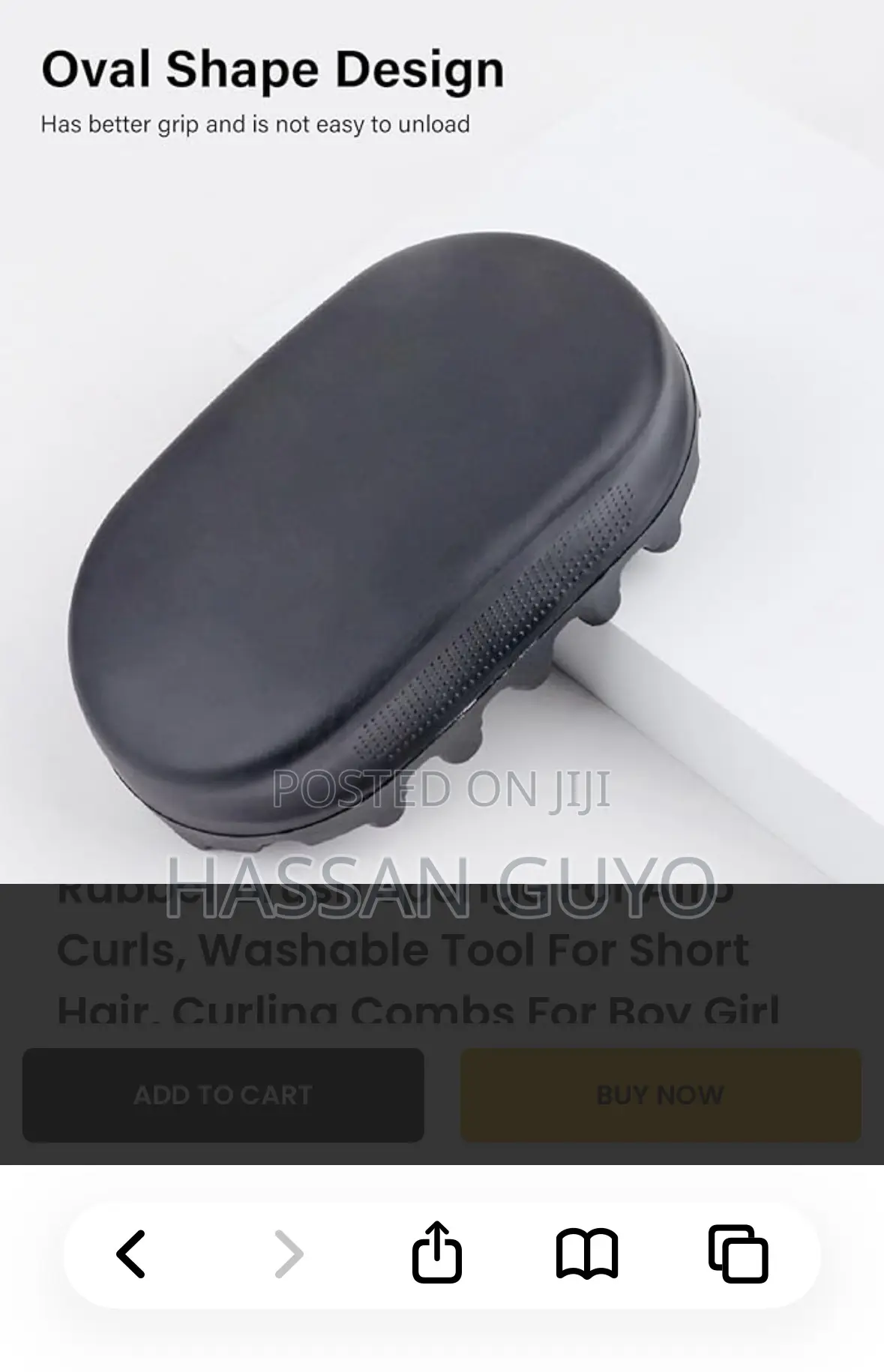 Afro Twist King Comb(Curls) - Rubber