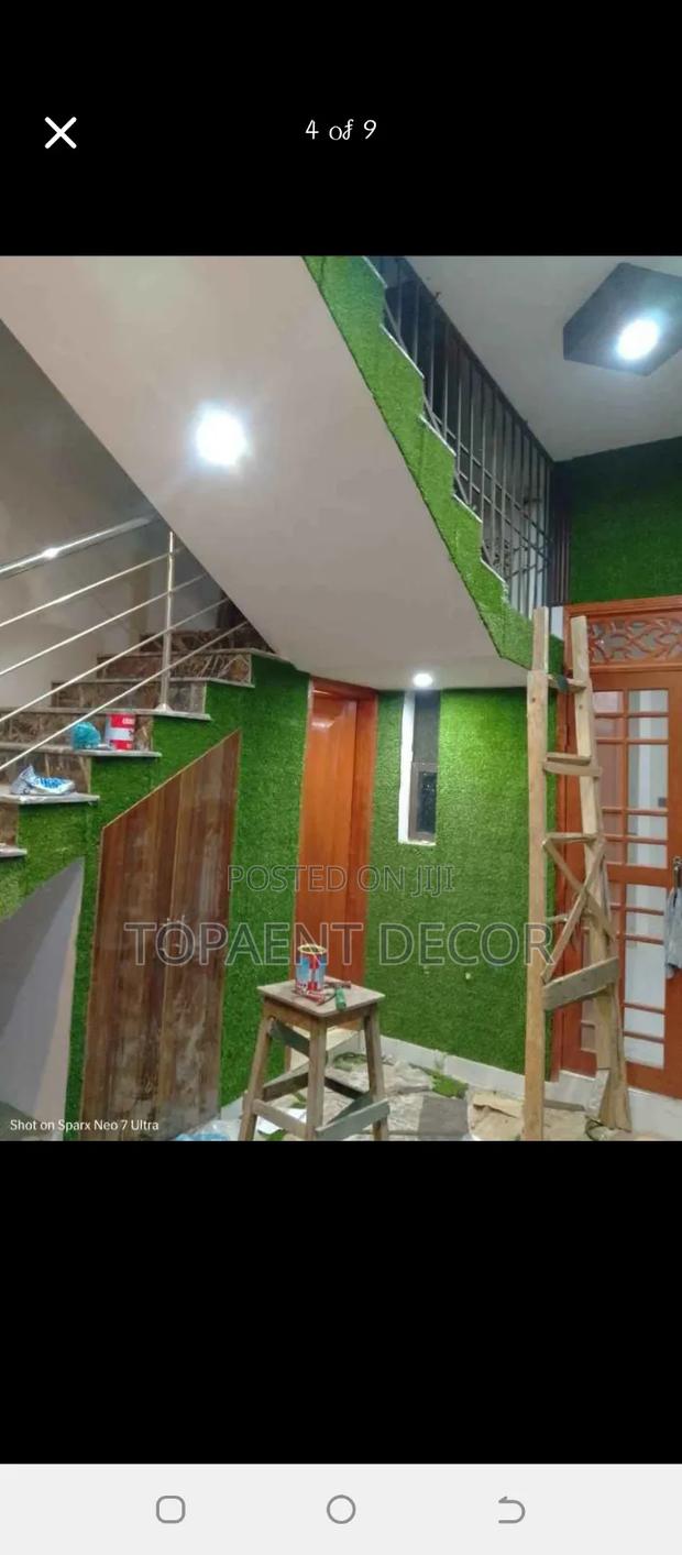 Wall Ascents 15mm Thick ,Soft Artificial Green Grass Carpet