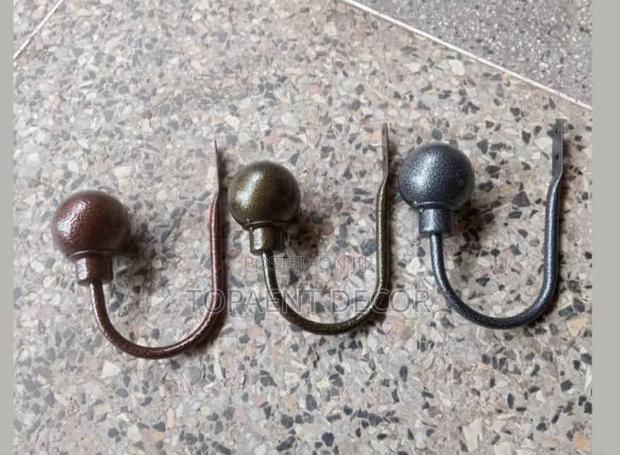 Bronze,Antic Green and Grey Heavy Duty Functional Curtain Holders