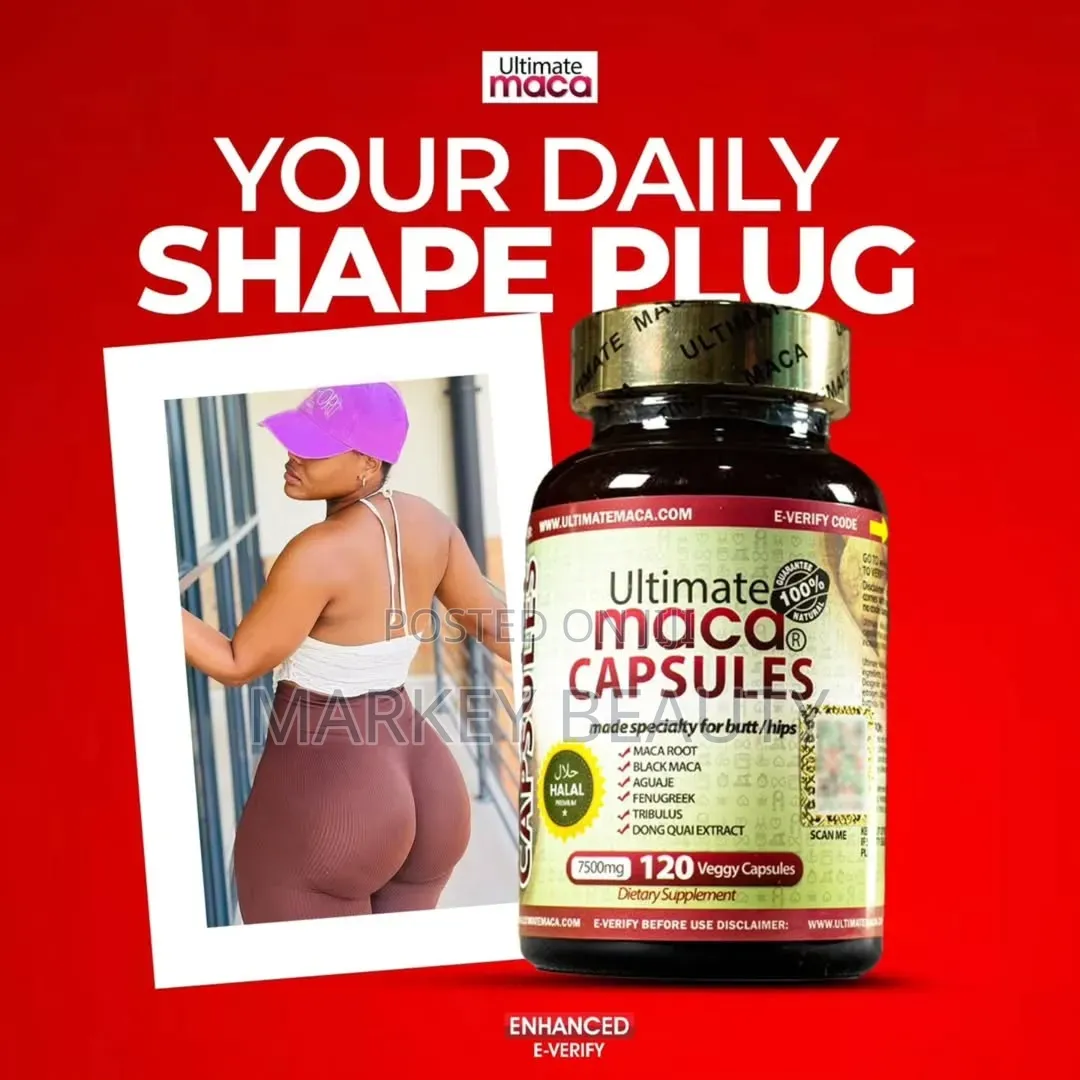 Ultimate Maca Plus Pills, 7500mg - Enhanced Everify (New Packaging)