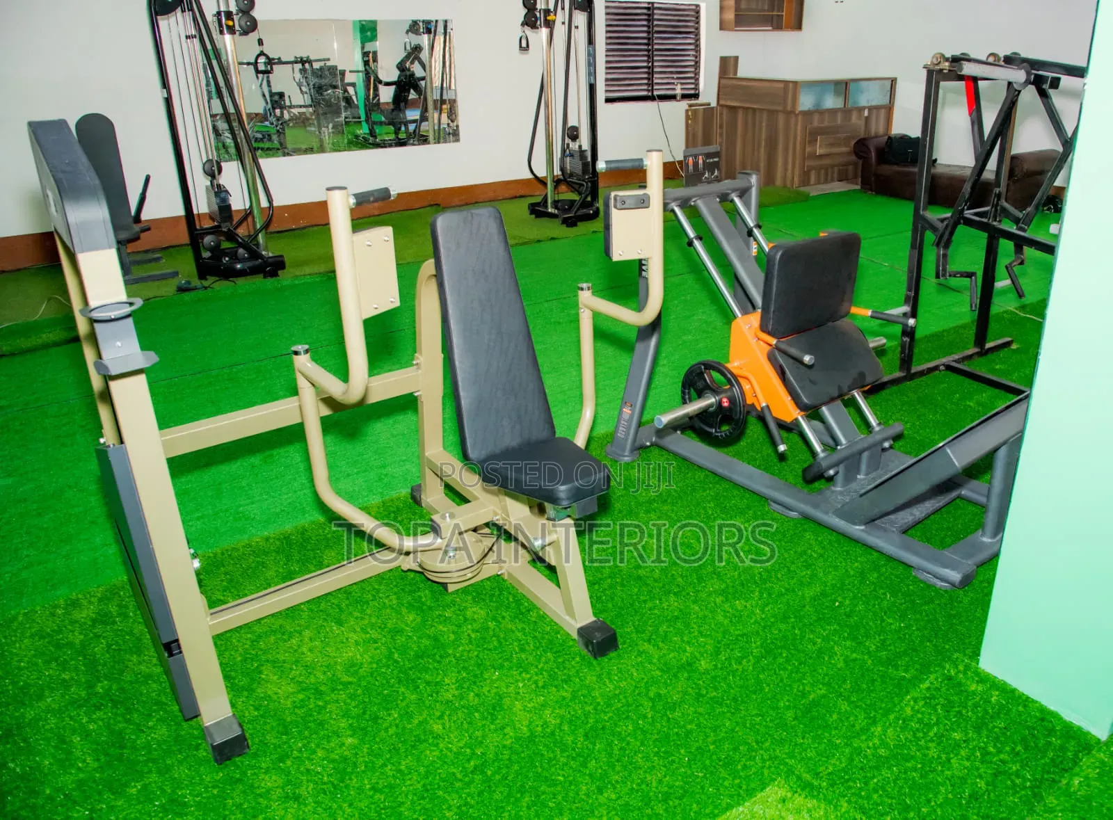 Fitness Zones Synthetic Green Floor Carpets Supply and Installation