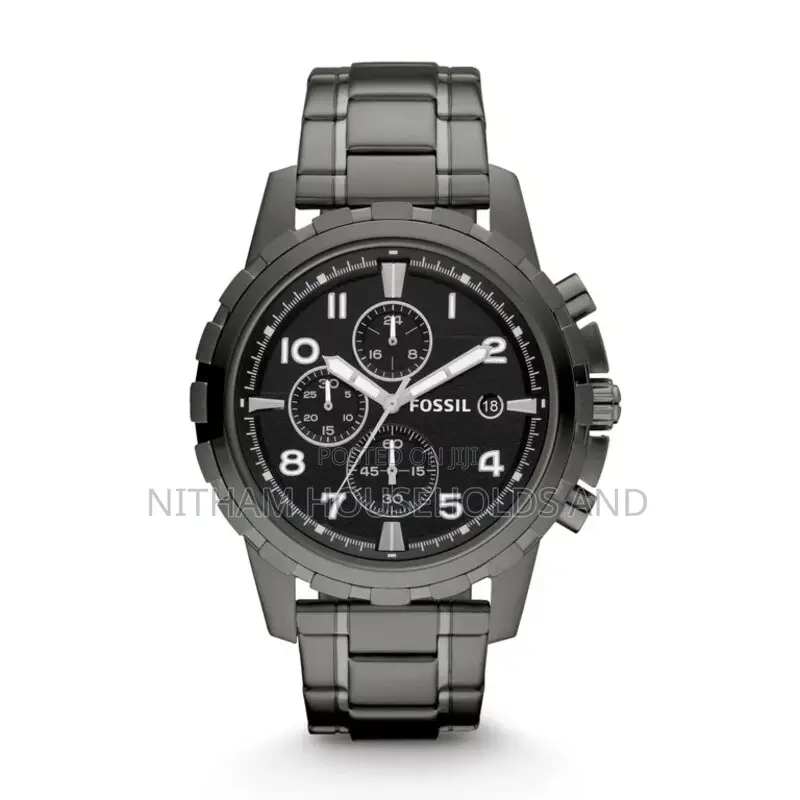 Fossil Fs4721 Dean Chronograph Stainless Steel Watch for Men