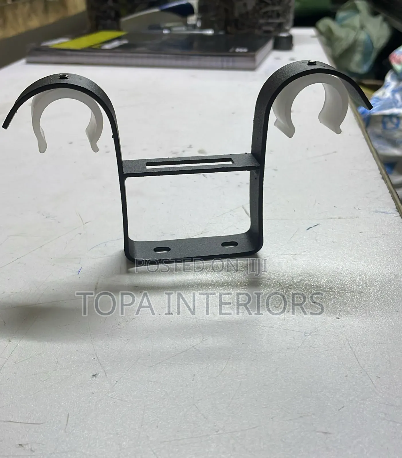 U-Shaped Drapery Ceiling Mounted Brackets