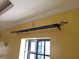 Decorative Adjustable 2m Double Drapery Curtain Rods