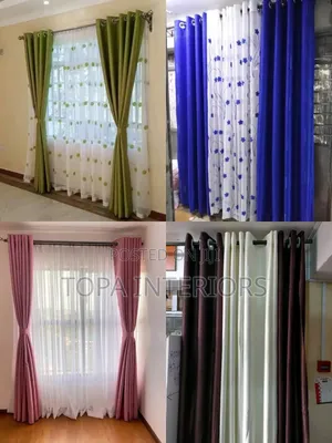 Decorative Plain Curtains for Windows and Doors