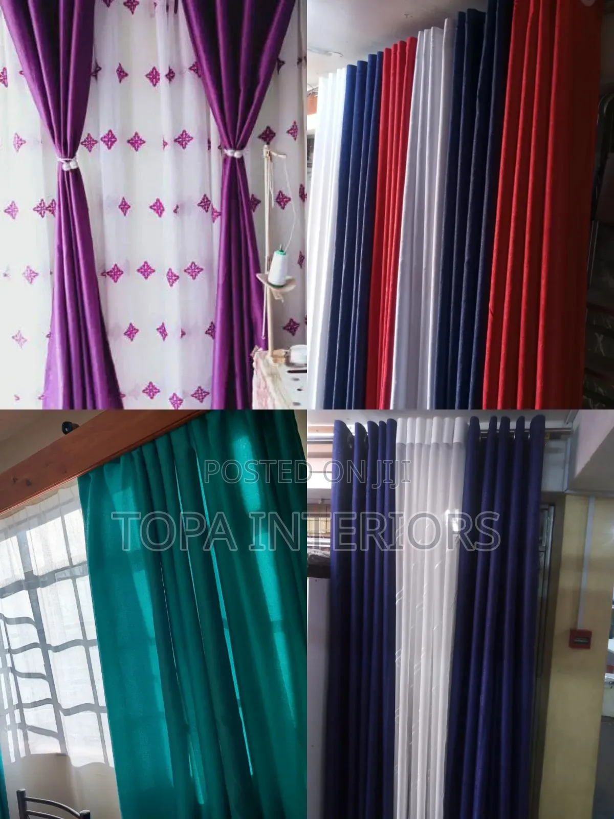 Beautiful Custom Made House Curtains for Sale in Nairobi Kenya