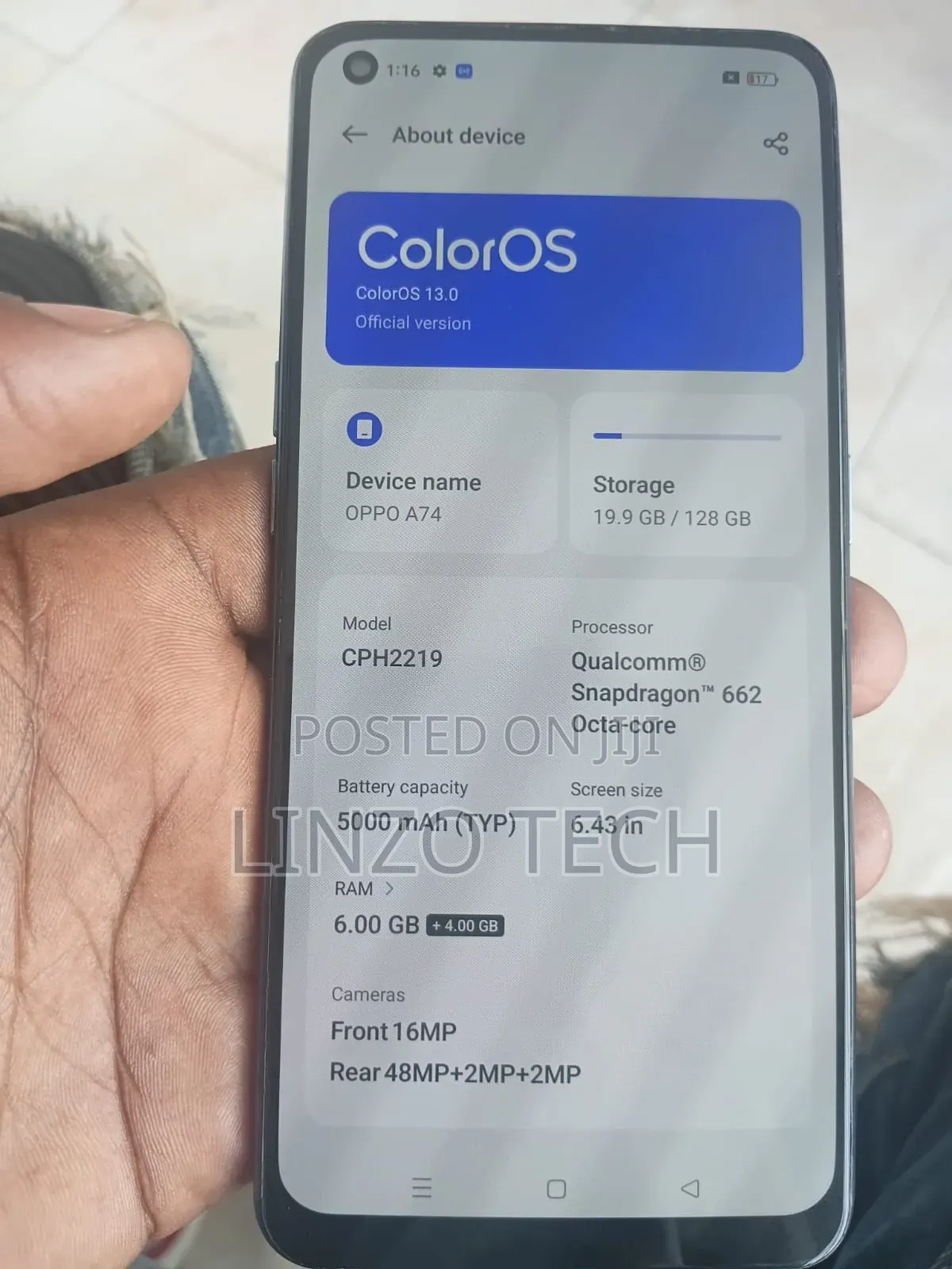 Oppo A74 128 GB