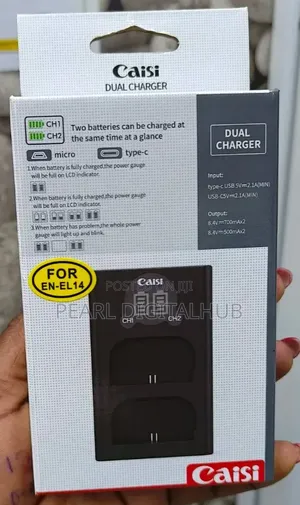 Caisi El14 Battery Dual Charger
