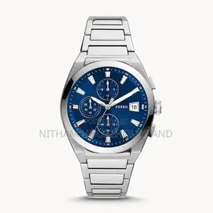 Fossil Fs5795 Everett Chronograph Steel Watch for Men