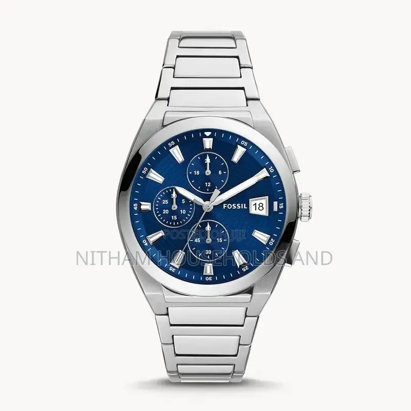Fossil Fs5795 Everett Chronograph Steel Watch for Men