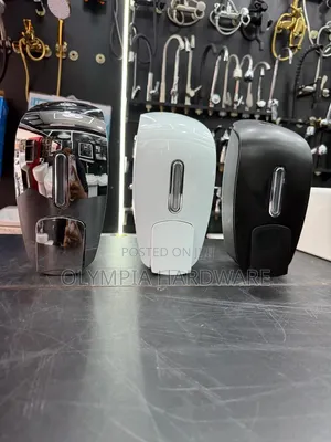 Liquid Soap Dispensers (Silver, Black and White)
