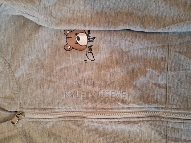 Grey Teddy Bear Print Hoodie - thumbnail 3