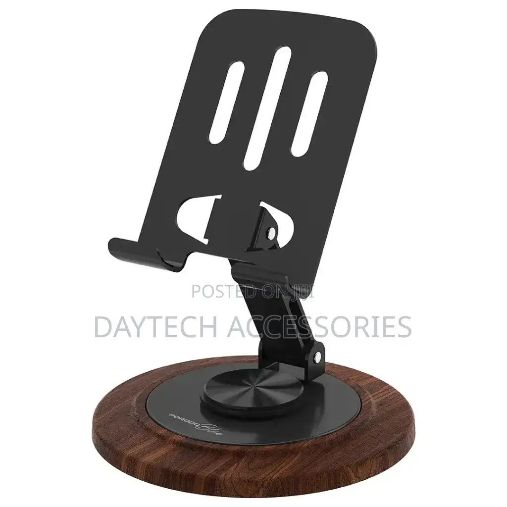 This Is a Porodo Blue Desktop Phone Holder - Black