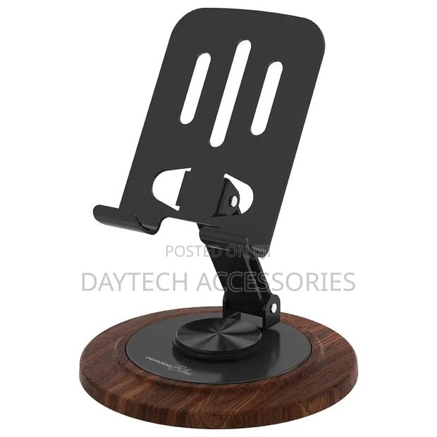 This Is a Porodo Blue Desktop Phone Holder - Black - thumbnail 2